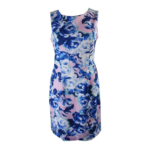 Betsey Johnson Dresses & Skirts - 🆕NWT Betsey Johnson pink/blue floral dress Sz 10